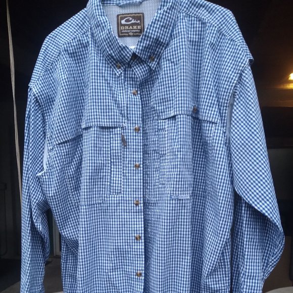 Drake Fishing Shirt Xxl Mens 